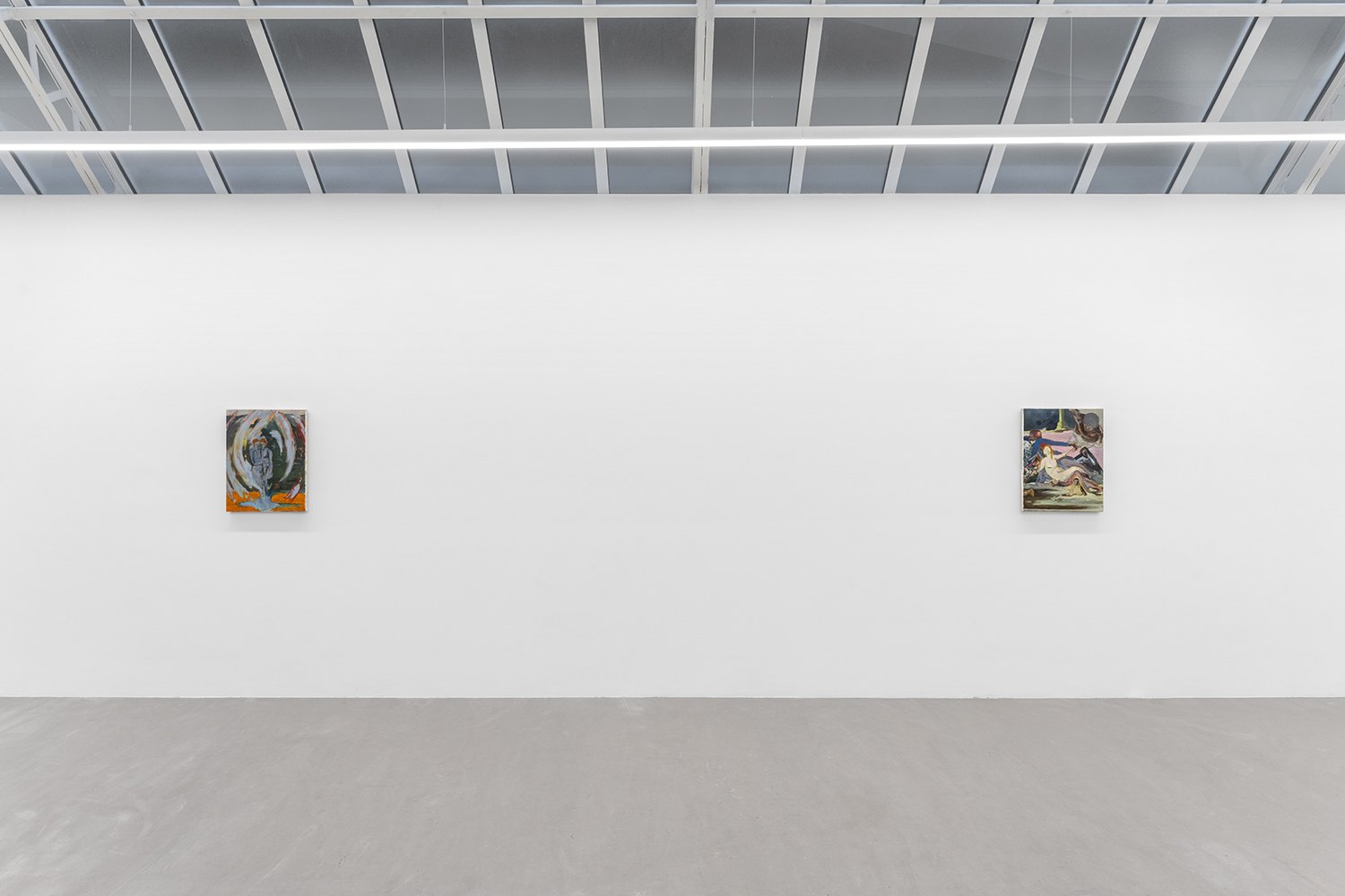 Installation view of Land Between the Lakes, Bremond Capela, Paris, France, 2025